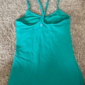 teal LULU Lemon tank XS